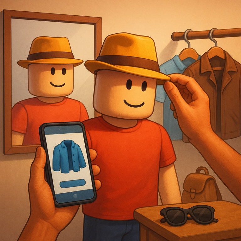 How can players customize a Roblox avatar with style?